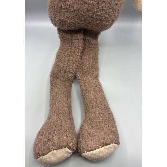 Handmade Brown & Beige Teddy Bear Stuffed Toy 34" Rustic Country - Picture 6 of 6